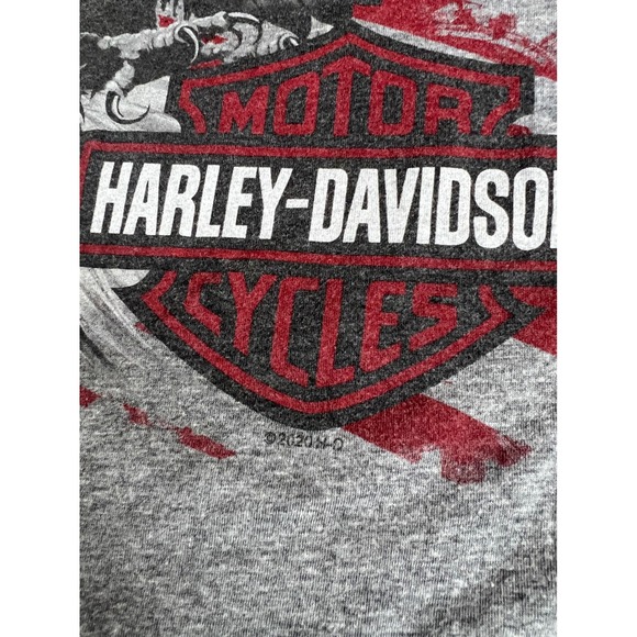 Harley Davidson Smoky Mountain Eagle Graphic T-Shirt‎ Mens XL Biker Tee - Picture 4 of 6
